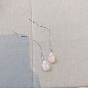 Nwot Light pink stone earrings
